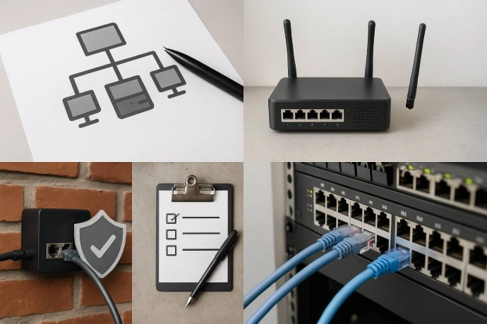 Professionelle Netzwerktechnik in Baden bei Wien.