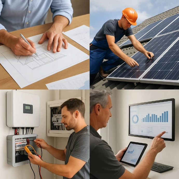 PV-Planung, Montage und Monitoring in Baden bei Wien.