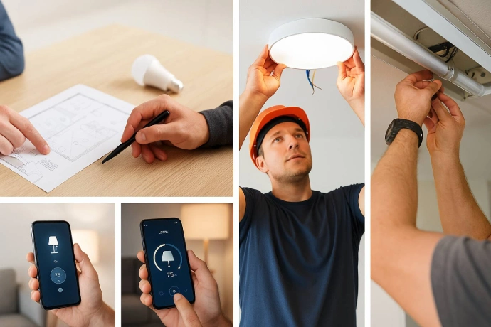 Beleuchtungsplanung, Montage und Steuerung in Baden bei Wien.