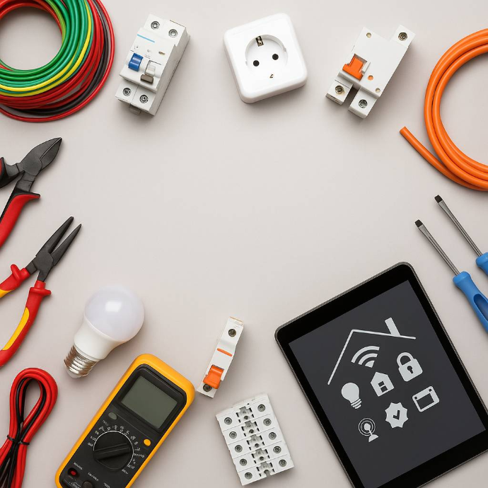 Elektrotechnik- und Smart-Home-Werkzeuge in Baden bei Wien.